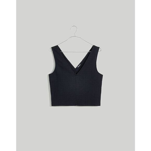 Madewell‎ V-Neck Sleeveless Crop Top Size Small NWOT - Picture 3 of 7